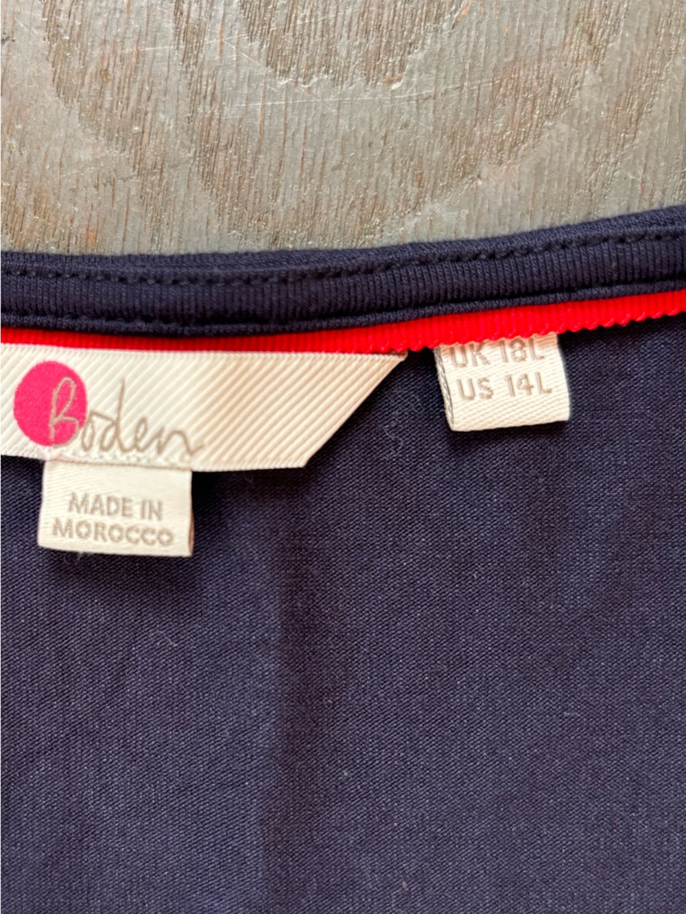 Boden Lola Jersey faux wrap dress | size 14L - Picture 5 of 7